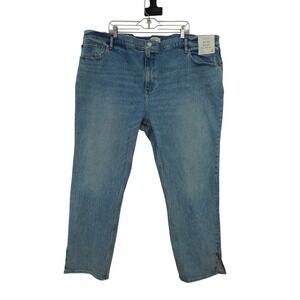Abercrombie & Fitch The 90s Straight Ultra High Rise Jeans Blue 37/24R New